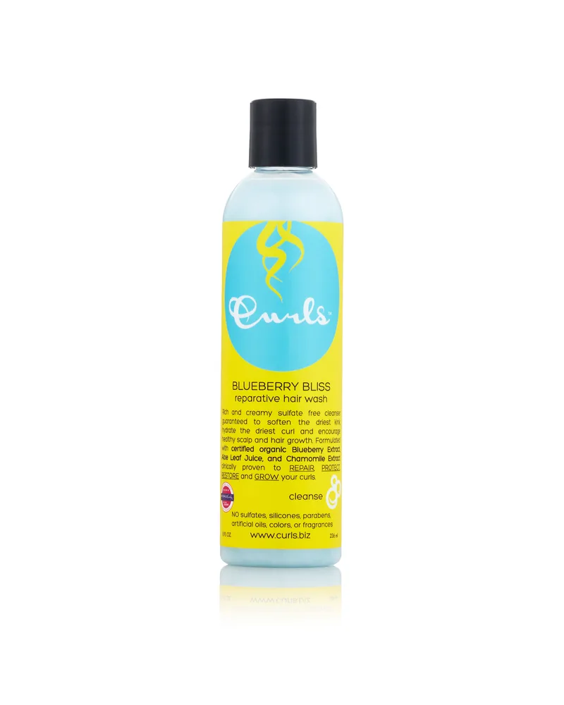 Curls Blueberry Bliss Reparative Hair Wash — 8 oz container