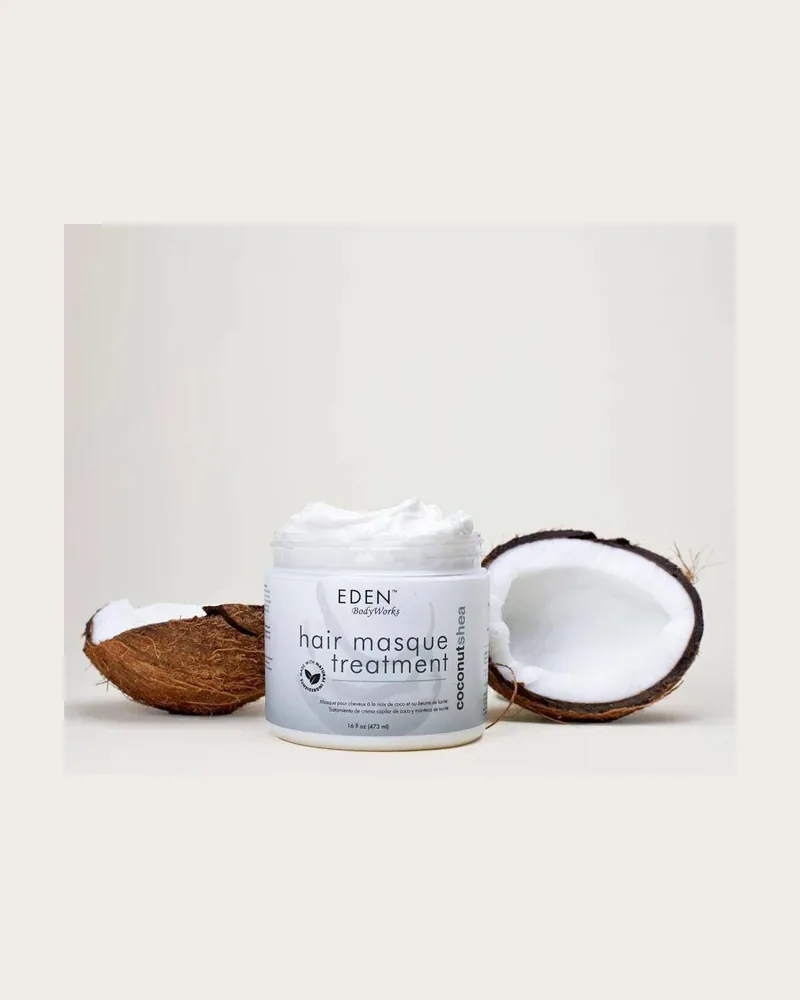 Eden BodyWorks Coconut Shea Hair Masque Treatment — 16 oz container