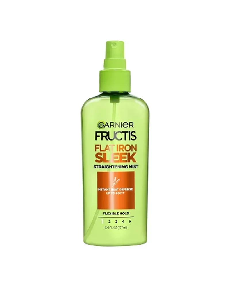 Garnier Fructis Style Sleek & Shine Flat Iron Perfector Flexible Hold Straightening Mist — 6 oz container