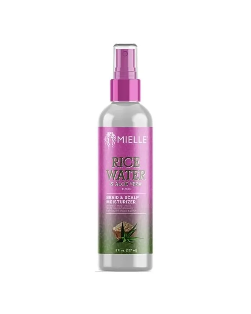 Mielle Organics Rice Water & Aloe Vera Braid & Scalp Moisturizer — 8 oz container