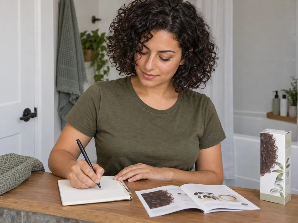 Writing separate pre-use checks and waiting periods in a notebook.