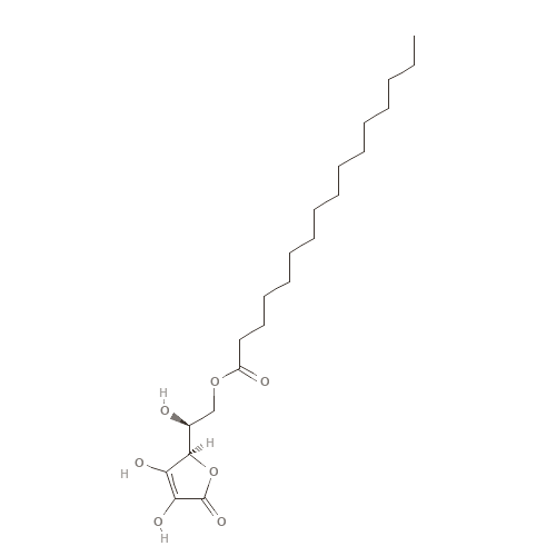Two-dimensional structural depiction of Ascorbyl Palmitate