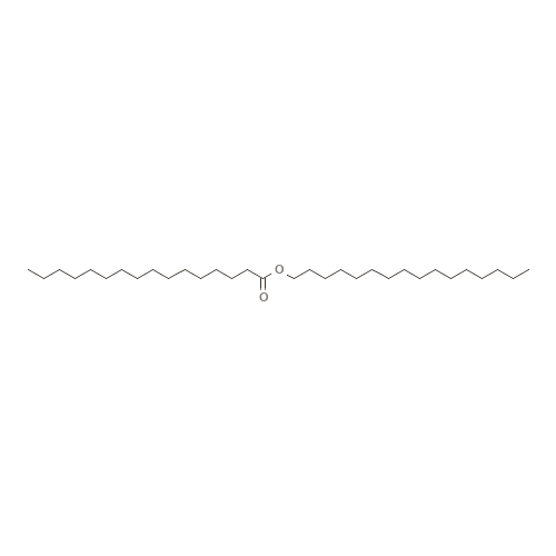 Two-dimensional structural depiction of Cetyl Palmitate
