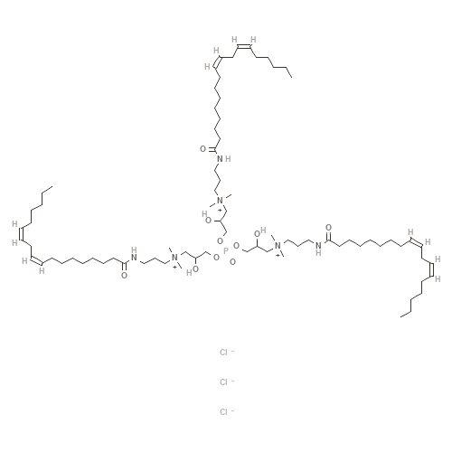 Two-dimensional structural depiction of Cocamidopropyl Pg-Dimonium Chloride Phosphate