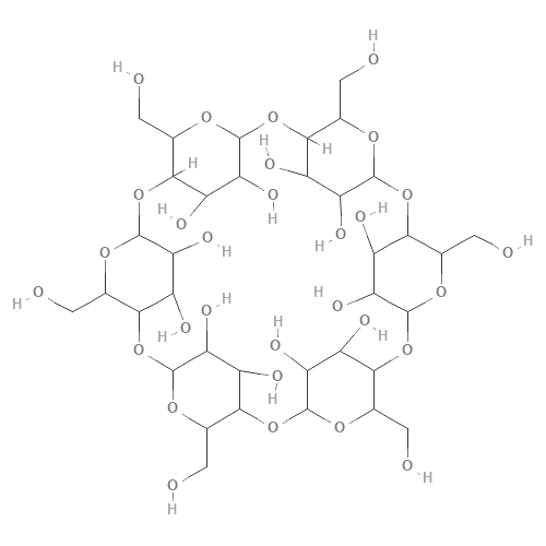 Two-dimensional structural depiction of Cyclodextrin