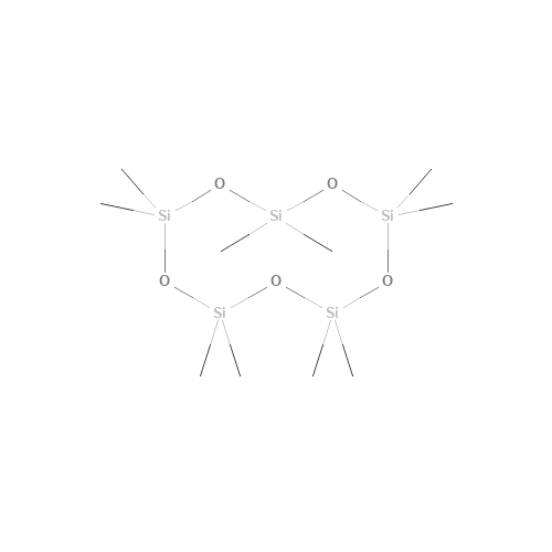Two-dimensional structural depiction of Cyclopentasiloxane