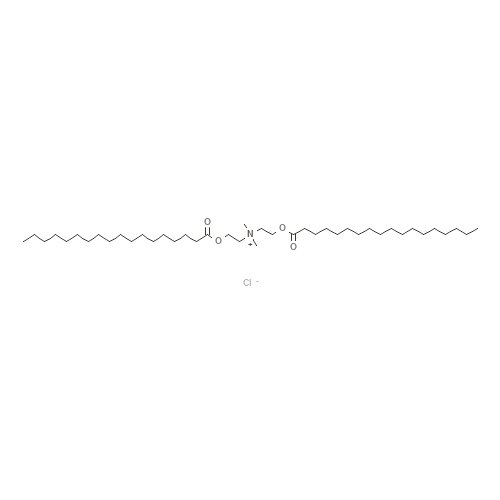 Two-dimensional structural depiction of Distearoylethyl Dimonium Chloride