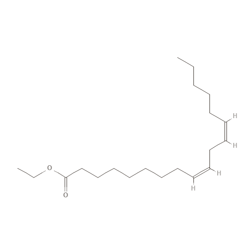 Two-dimensional structural depiction of Ethyl Linoleate