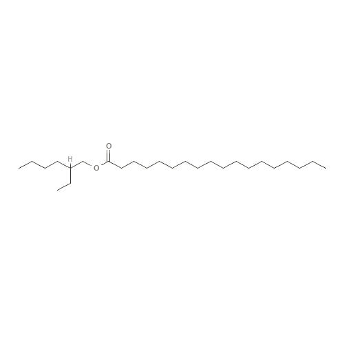 Two-dimensional structural depiction of Ethylhexyl Stearate