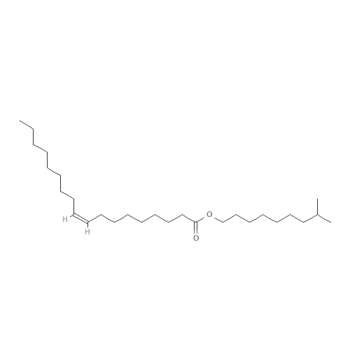 Two-dimensional structural depiction of Isodecyl Oleate