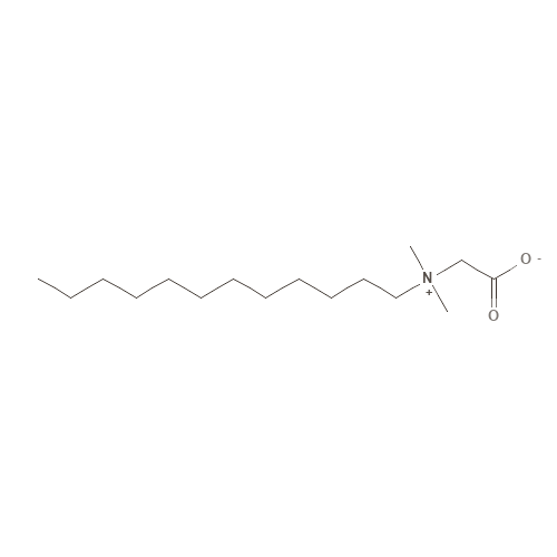 Two-dimensional structural depiction of Lauryl Betaine