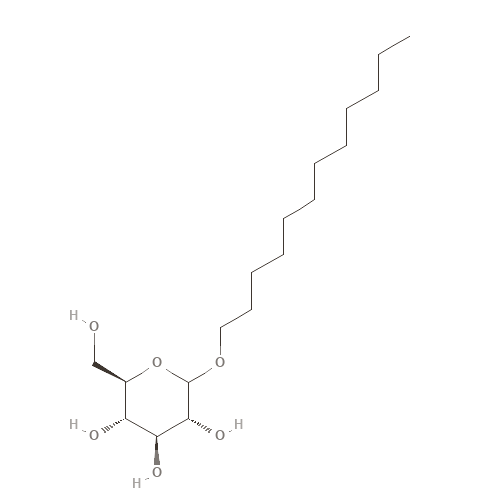 Two-dimensional structural depiction of Lauryl Glucoside
