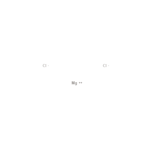 Two-dimensional structural depiction of Magnesium Chloride
