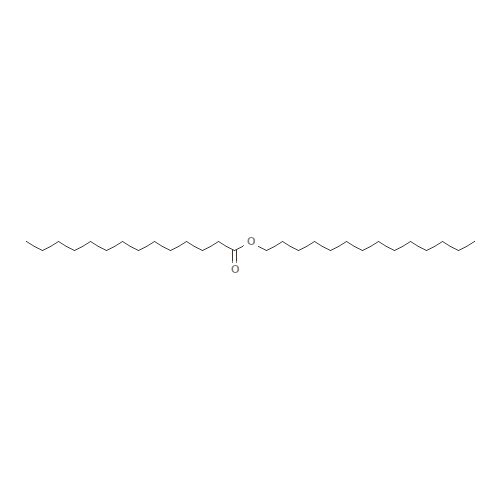 Two-dimensional structural depiction of Myristyl Myristate