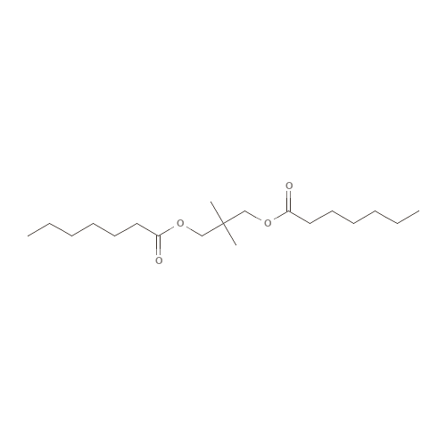 Two-dimensional structural depiction of Neopentyl Glycol Diheptanoate