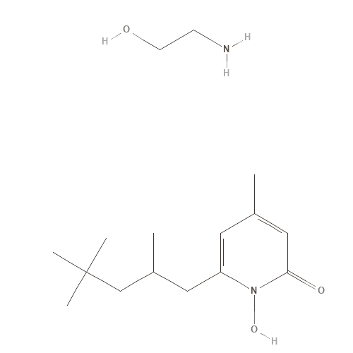 Two-dimensional structural depiction of Piroctone Olamine