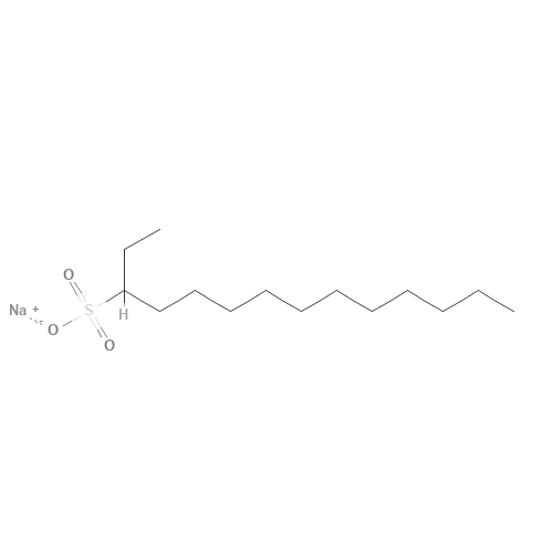 Two-dimensional structural depiction of Sodium C14-16 Olefin Sulfonate