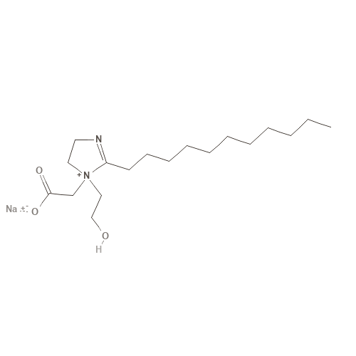 Two-dimensional structural depiction of Sodium Lauroamphoacetate