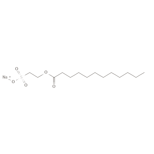 Two-dimensional structural depiction of Sodium Lauroyl Isethionate