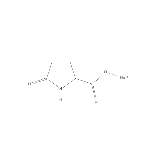 Two-dimensional structural depiction of Sodium PCA