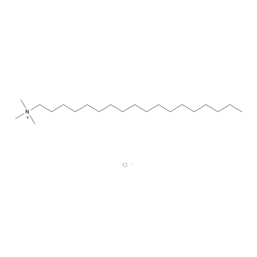 Two-dimensional structural depiction of Steartrimonium Chloride