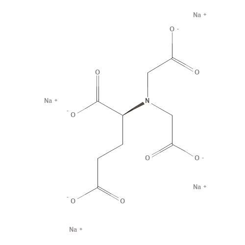 Two-dimensional structural depiction of Tetrasodium Glutamate Diacetate